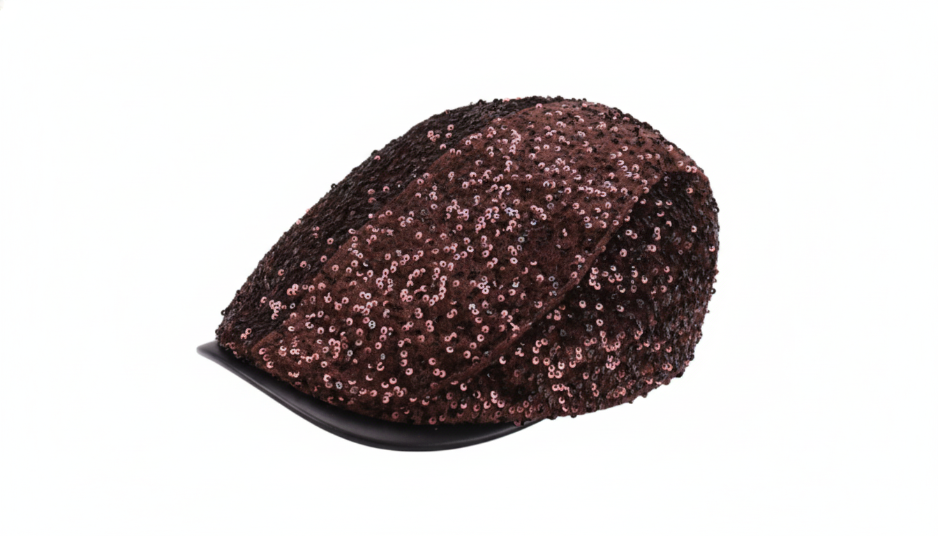 Casquette, chapeau de fête en sequins