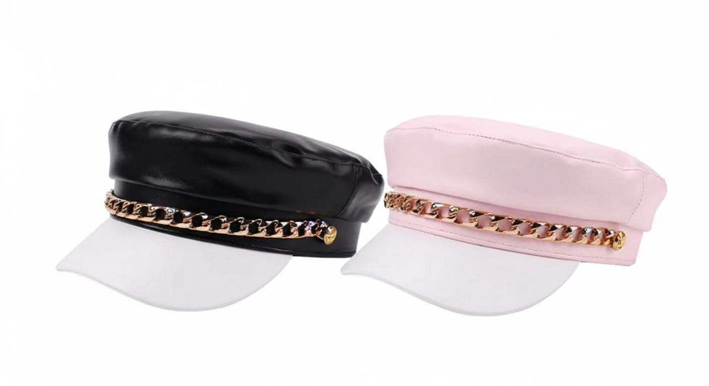 Casquette bicolore pour femme