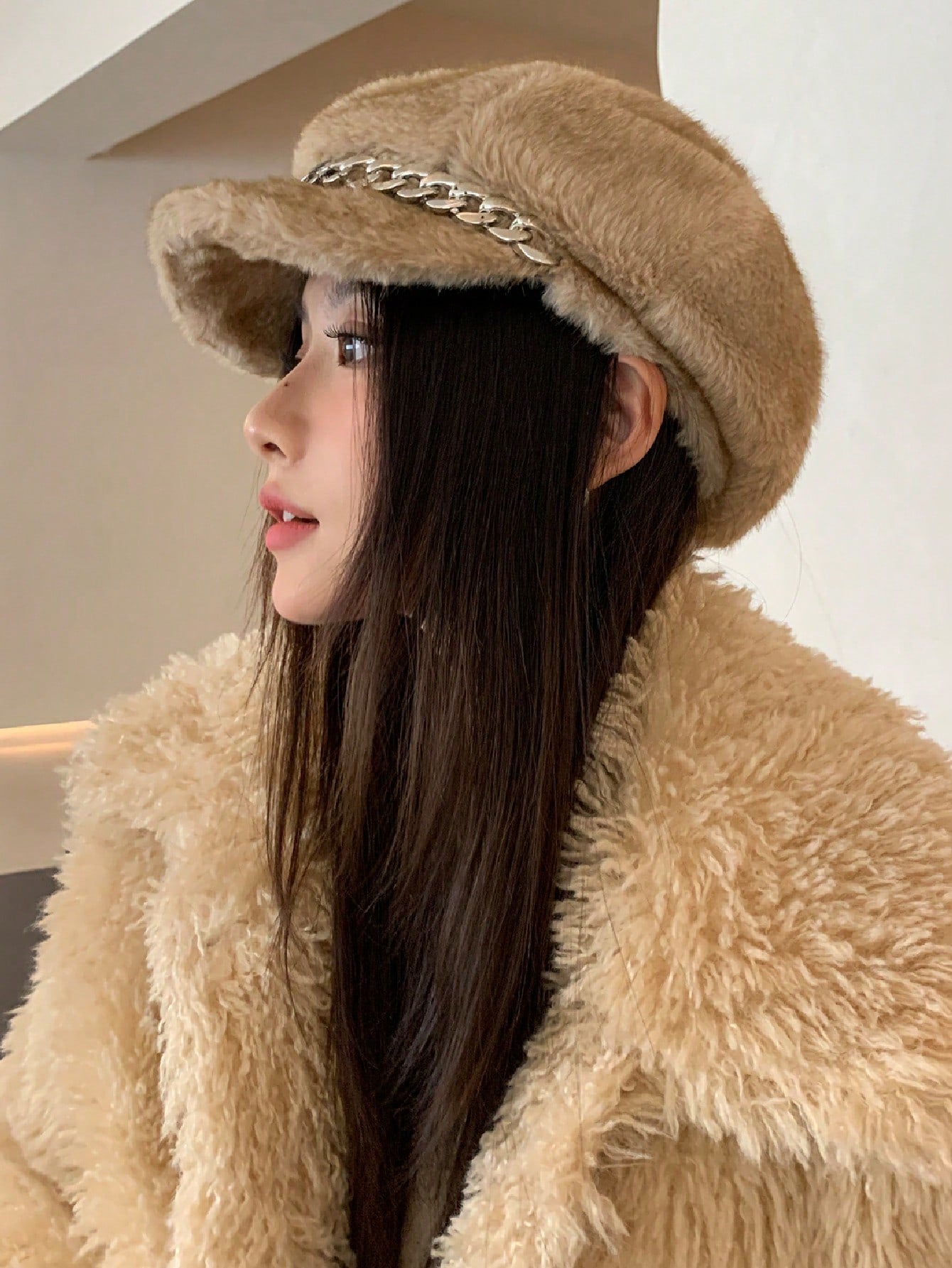 Casquette en fausse fourrure - La boutique son altesse