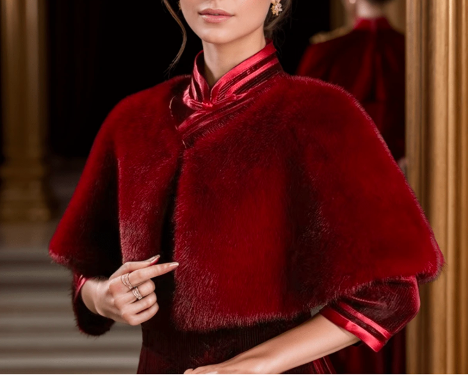 Châle en fausse Fourrure - La boutique son altesse