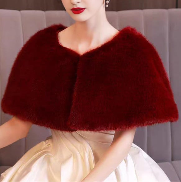 Châle en fausse Fourrure - La boutique son altesse