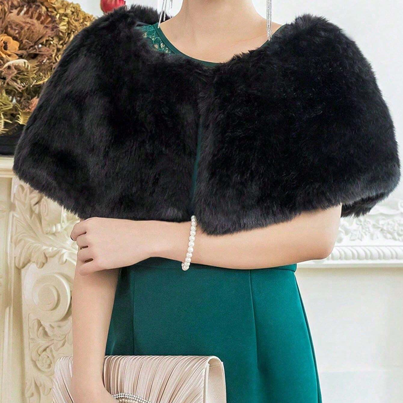 Châle en fausse Fourrure - La boutique son altesse