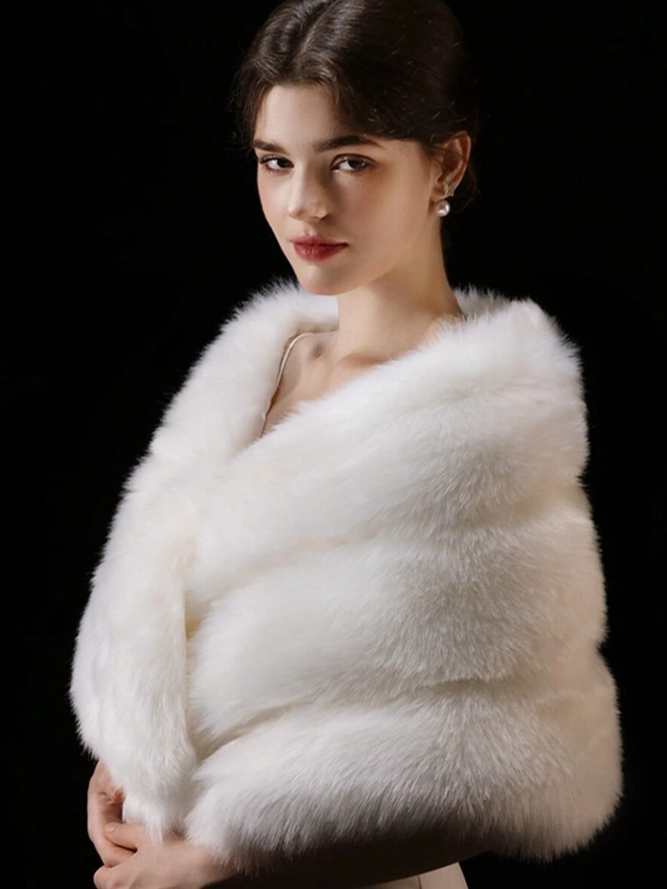 Châle Fourrure et Glamour