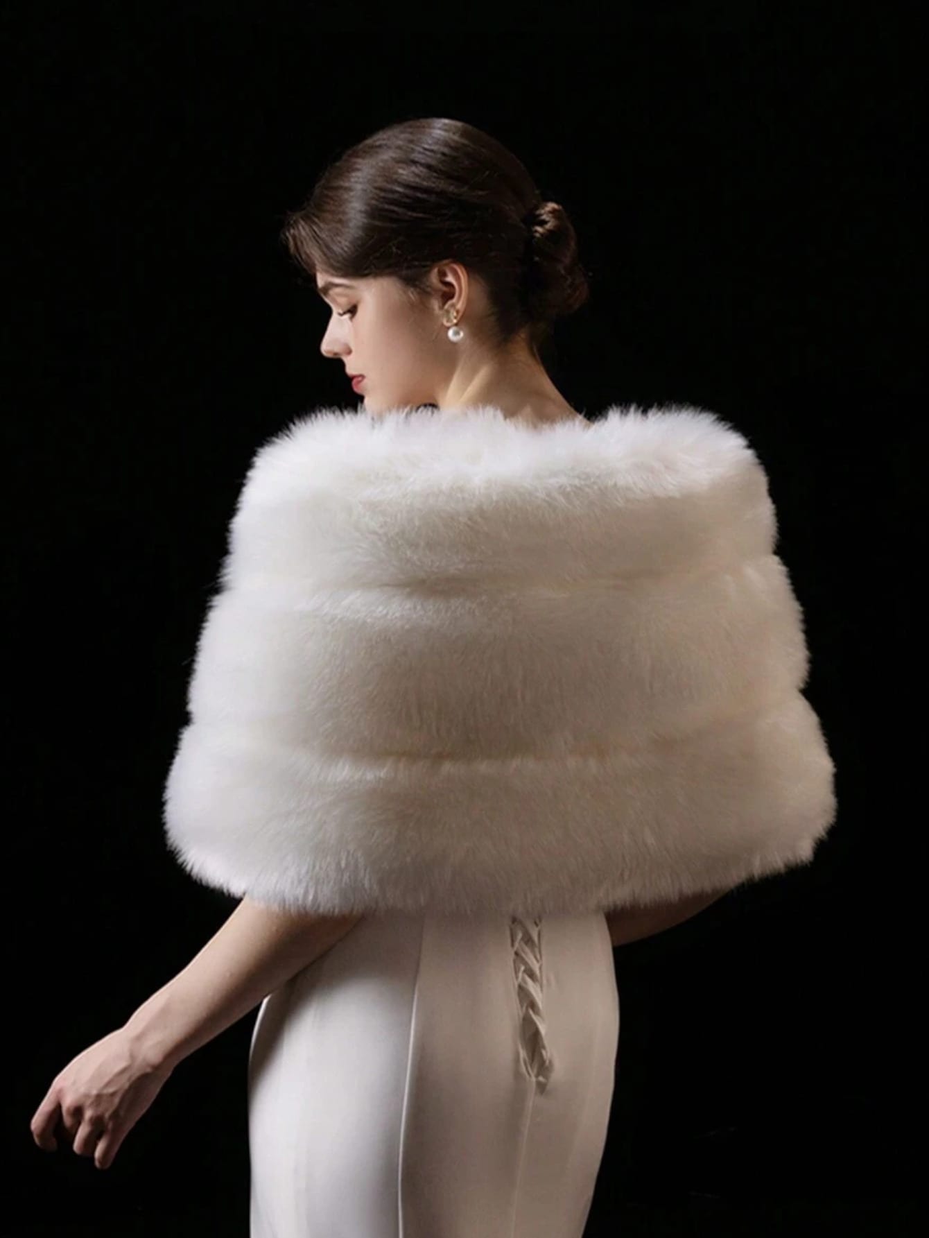 Châle Fourrure et Glamour