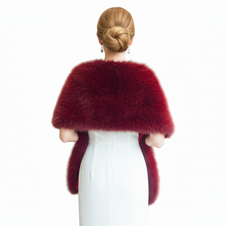 Châle Fourrure et Glamour