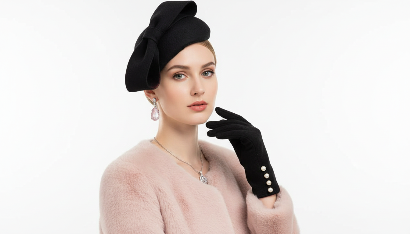 Bibi de cérémonie en laine