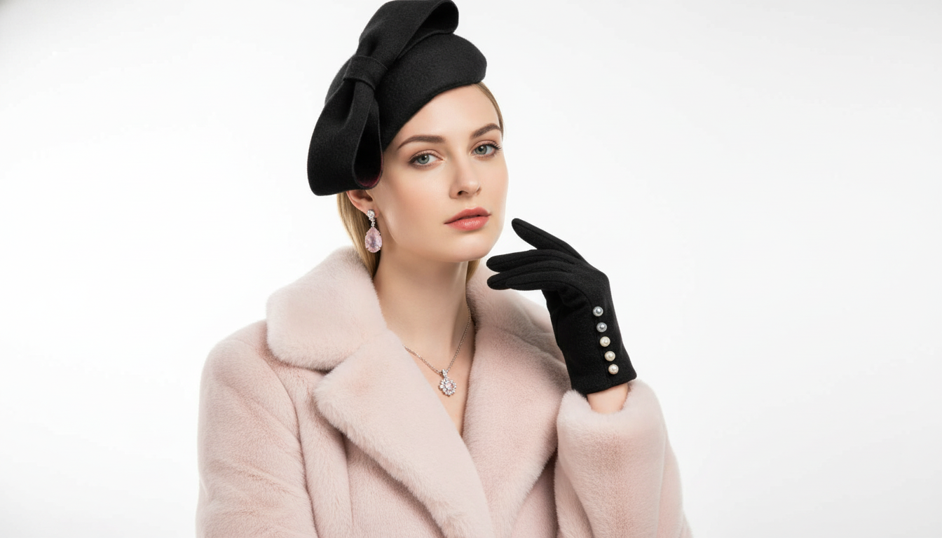 Bibi de cérémonie en laine