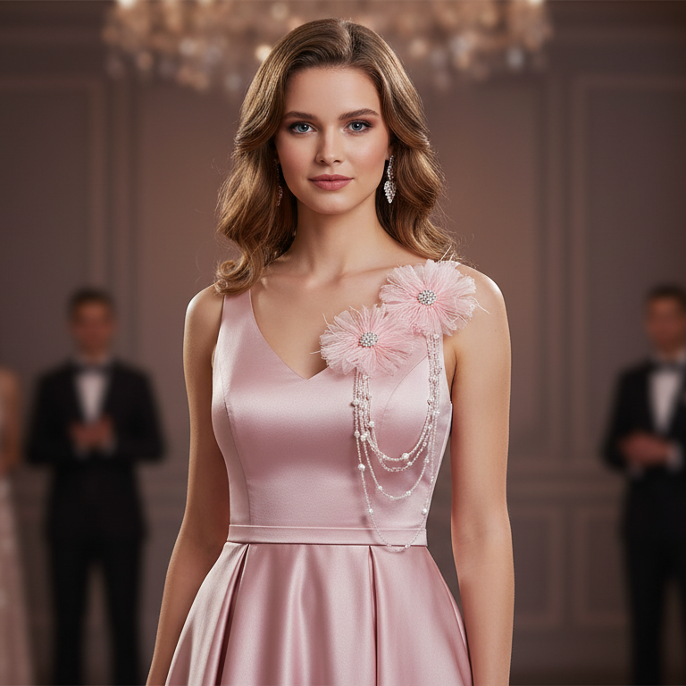 Double Broche  à perles pour femme