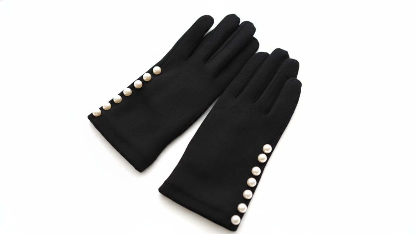 Bibi de cérémonie en laine et/ou Gants en cachemire