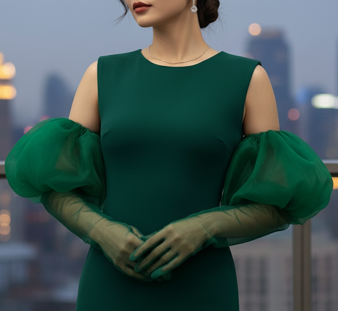 Gants de fête  2-en-1 - La boutique son altesse