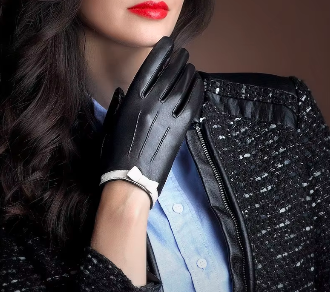 Gants en cuir véritable - La boutique son altesse