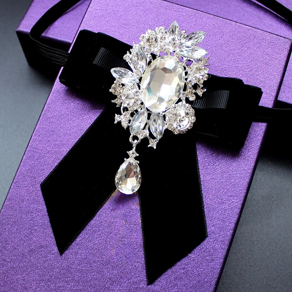 Noeud papillon en velours - La boutique son altesse