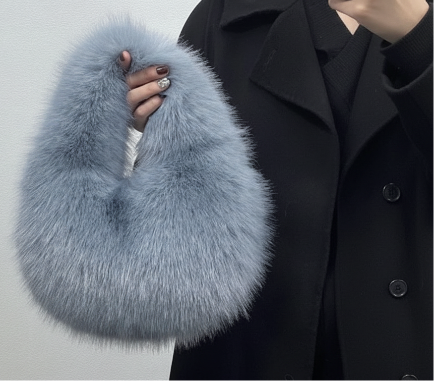 Sac tendance en fausse fourrure pour femmes