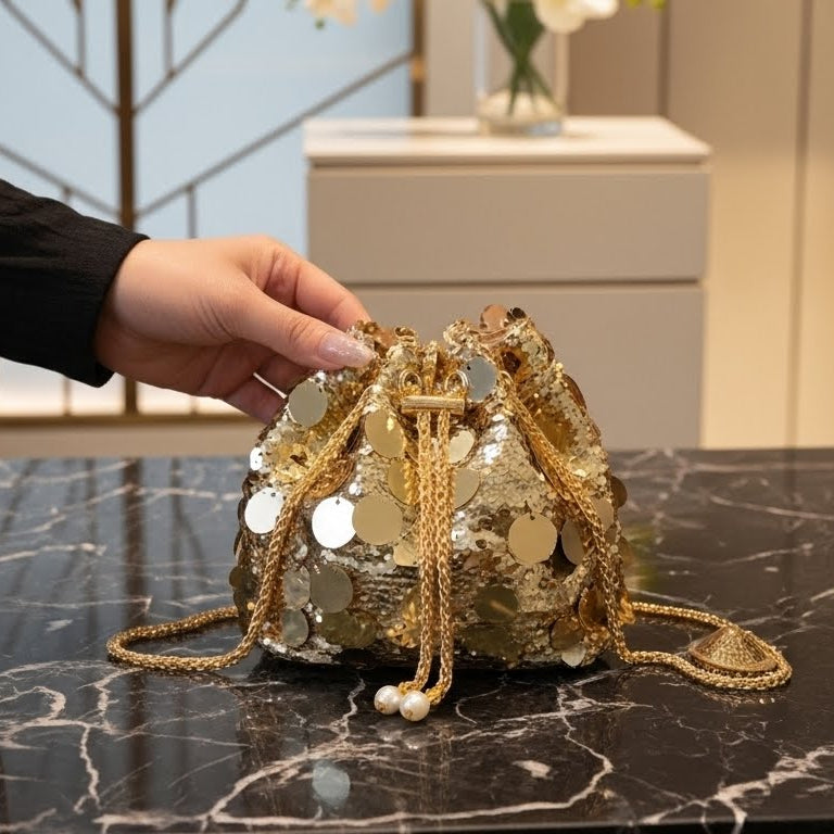 Sac à main à sequins