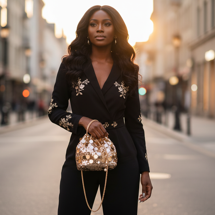 Sac à main à sequins