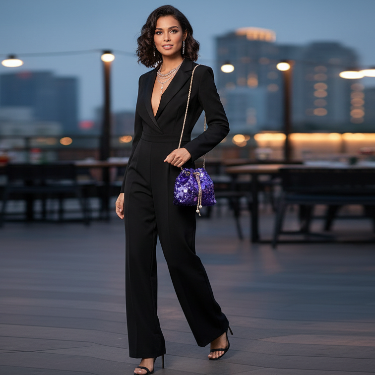 Sac à main à sequins