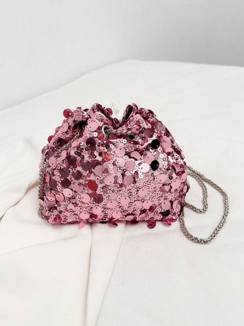 Béret et/ ou sac à main à sequins - La boutique son altesse