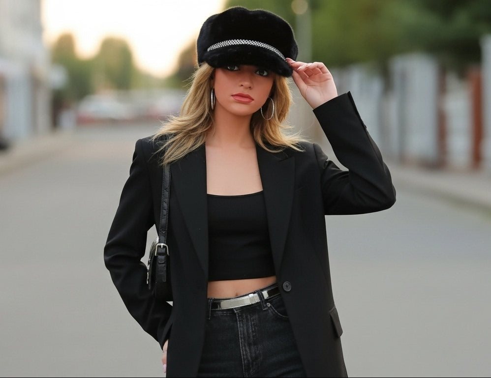 Casquette en fausse fourrure - La boutique son altesse